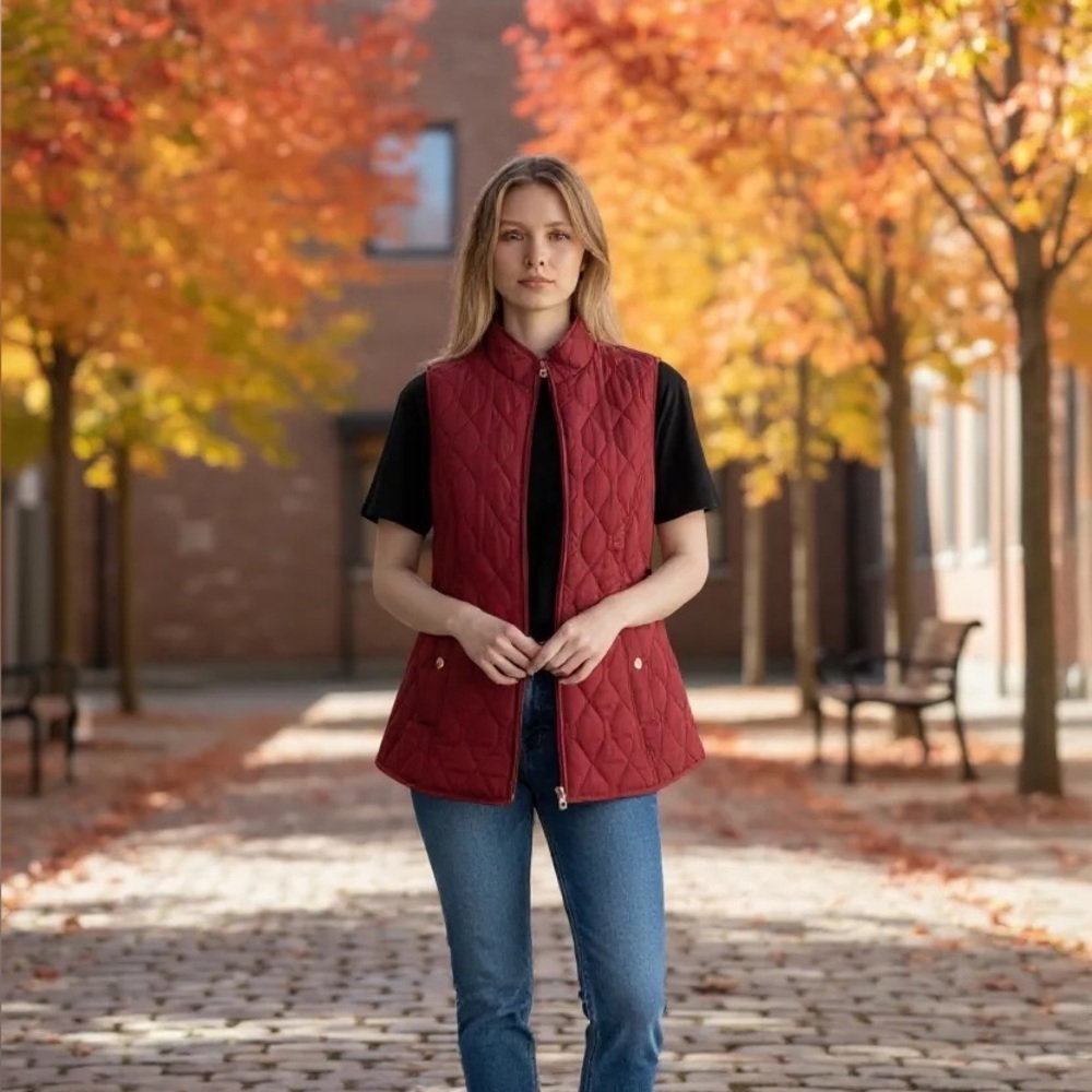 Croft & Barrow Quilted Vest – PXS